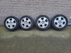 4 Alu Ford velgen 16" 5x108 met banden 205 55 16, Auto-onderdelen, Ophalen, Gebruikt, 16 inch, Banden en Velgen