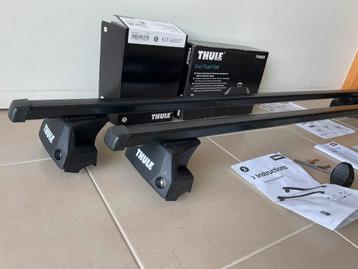 Barres de toit avec pieds 710600 avec kit 186007, Autos : Divers, Enlèvement, Utilisé