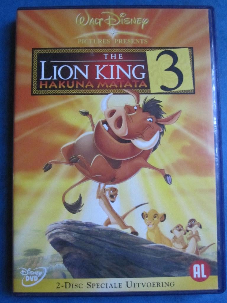 Le Roi Lion 3 - Hakuna Matata (2004) 2 disques (DISNEY), Enlèvement ou Envoi, Dessin animé, Tous les âges, Coffret