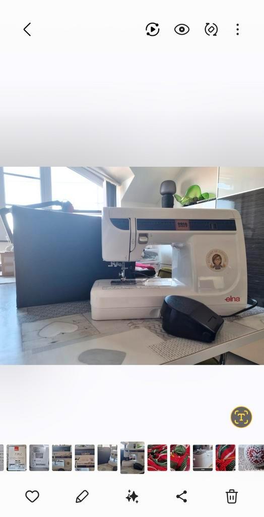 Machine a coudre  Elna 3210, Hobby en Vrije tijd, Naaimachines en Toebehoren, Naaimachine