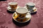 3 tasses soucoupes motif égyptiens, Maison & Meubles, Cuisine | Vaisselle, Comme neuf, Tasse(s) et/ou soucoupe(s), Céramique, Enlèvement ou Envoi