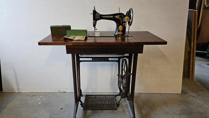 Machine à coudre SINGER 1918, Antiquités & Art, Antiquités | Machines à coudre
