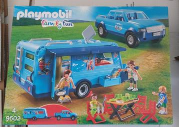 Playmobil 9502 - Fun Park Pickup met caravan  beschikbaar voor biedingen