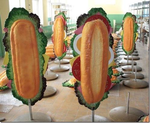 polyester broodje 3D, Zakelijke goederen, Horeca | Keukenapparatuur, Bakkerij en Slagerij, Nieuw in verpakking, Ophalen of Verzenden