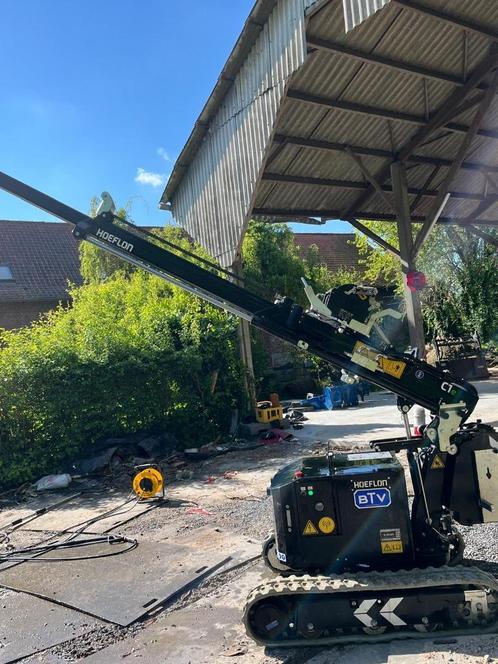 Compactkraan Hoeflon C1e, Zakelijke goederen, Machines en Bouw | Kranen en Graafmachines, Hijswerktuig, Ophalen