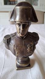 19e eeuwse gepatineerde bronzen buste van Napoleon, Ophalen of Verzenden, Brons