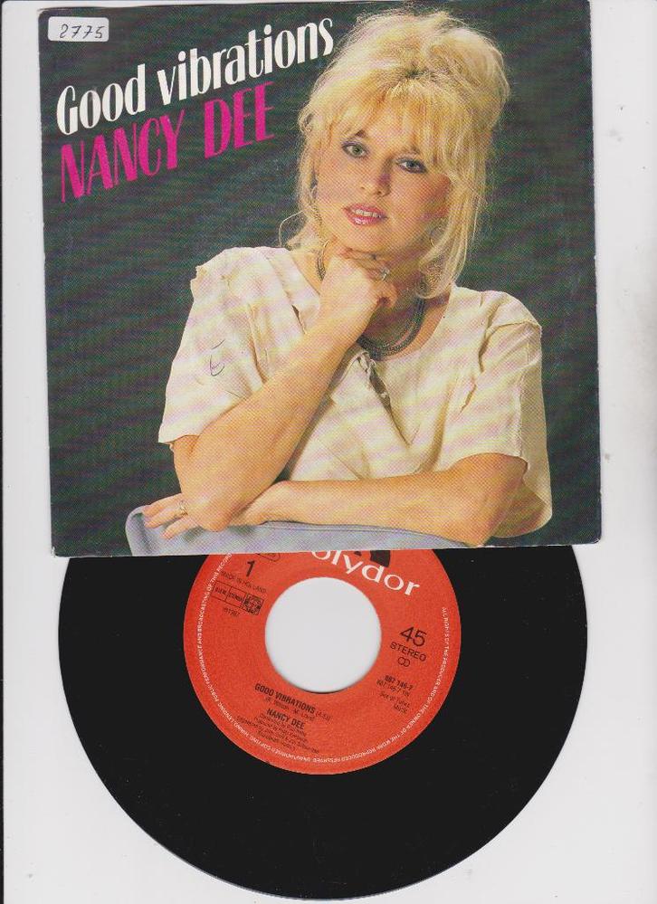 Nancy Dee – Good Vibrations   1987   Synth-Pop, Cd's en Dvd's, Vinyl Singles, Zo goed als nieuw, Single, Pop, 7 inch, Ophalen of Verzenden