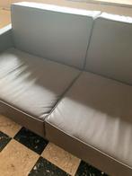 Slaapbank voor 2 personen, Ophalen, Zo goed als nieuw, Rechte bank, Leer