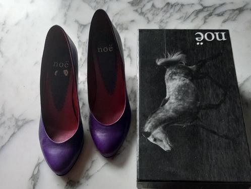 NOE- NIEUW- Maat 39- Trendy feestelijke leren paarse pumps, Kleding | Dames, Schoenen, Nieuw, Pumps, Overige kleuren, Ophalen of Verzenden