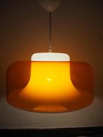 Space age oranje hanglamp, 1970s, Kunststof, Zo goed als nieuw, Minder dan 50 cm, Ophalen