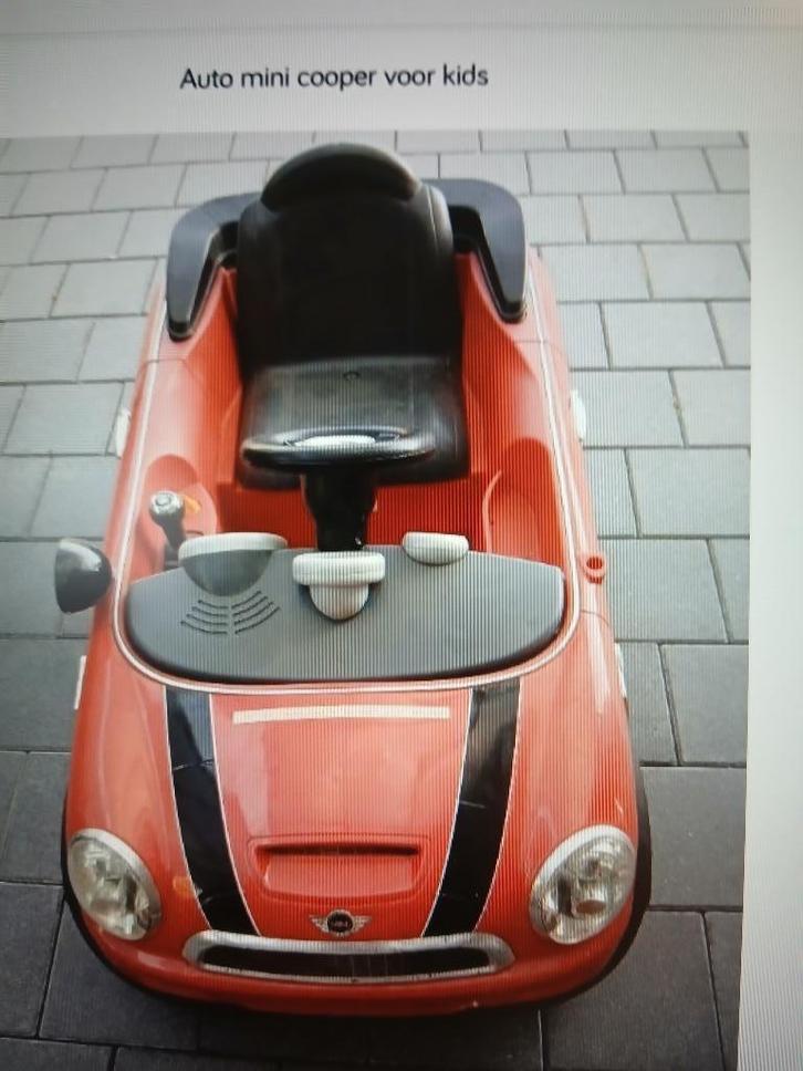 Auto mini cooper voor kids, Kinderen en Baby's, Speelgoed |Speelgoedvoertuigen, Gebruikt, Ophalen