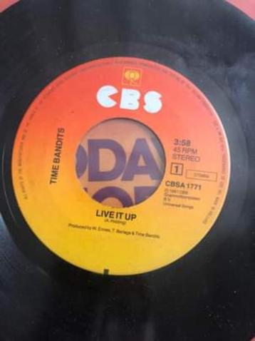 7" Time Bandits, Live it up, Enlèvement ou Envoi, Pop rock
