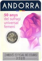 2 euro Andorra 2020 Vrouwenstemrecht, Ophalen of Verzenden, 2 euro