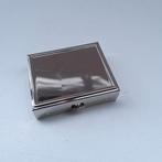 Heren reis- scheersetje in zilverkleurig metalen doosje, Handtassen en Accessoires, Overige Accessoires, Ophalen of Verzenden