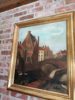 Prachtig Antiek, Brugs Schilderij, Antiek en Kunst, Kunst | Schilderijen | Klassiek, Ophalen