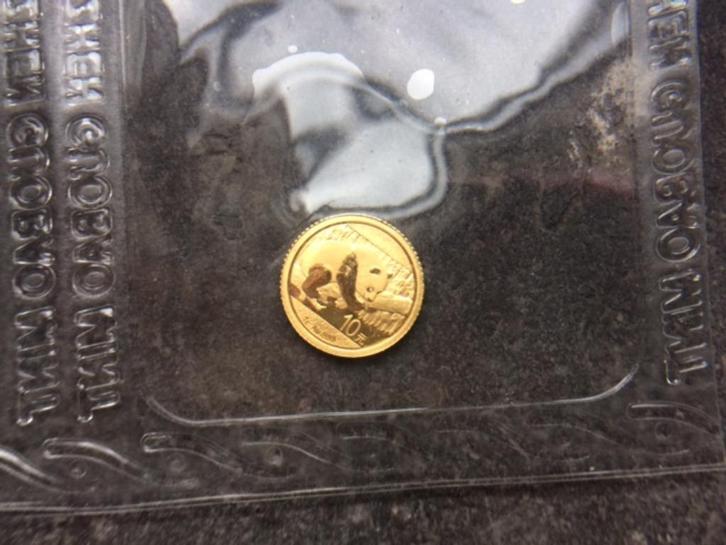 2016 China Panda - 1 gram gold goud sealed OMP, Postzegels en Munten, Edelmetalen en Baren, Goud, Ophalen of Verzenden