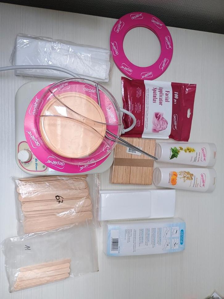 Depilève filmharskit 800 gram, Electroménager, Équipement de Soins personnels, Comme neuf, Rasage ou Épilation, Enlèvement ou Envoi