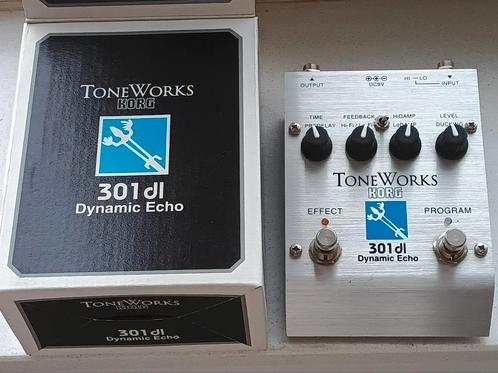 KORG ToneWorks 301dl Dynamic Echo - vintage delay pedal, Muziek en Instrumenten, Effecten, Zo goed als nieuw, Ophalen of Verzenden