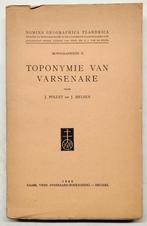 Toponymie Varsenare, 1933. En bon état., Antiquités & Art, Antiquités | Livres & Manuscrits, Enlèvement ou Envoi