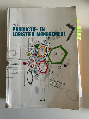 Robert Boute - Handboek productie en logistiek management beschikbaar voor biedingen
