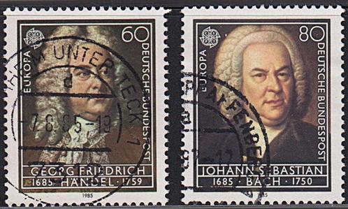 1985 - DUITSLAND - Europa: Jaar van de muziek + KIRCHHEIM, Postzegels en Munten, Postzegels | Europa | Duitsland, Gestempeld, BRD
