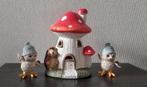 Mooie beelden van paddestoel en uiltjes, Ophalen of Verzenden, Zo goed als nieuw