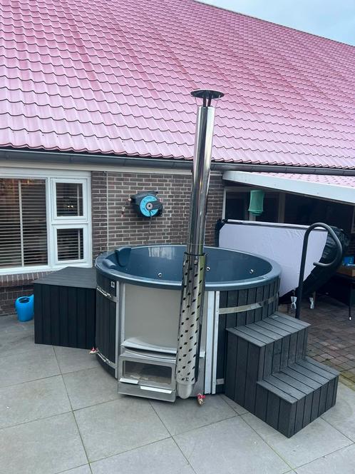 Hottub houtgestookt | intergrale kachel | full option, Tuin en Terras, Zwembad-toebehoren, Nieuw, Filter, Ophalen
