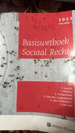 Basiswetboek Sociaal recht volume 1 en 2 samen, Boeken, Ophalen of Verzenden, Zo goed als nieuw