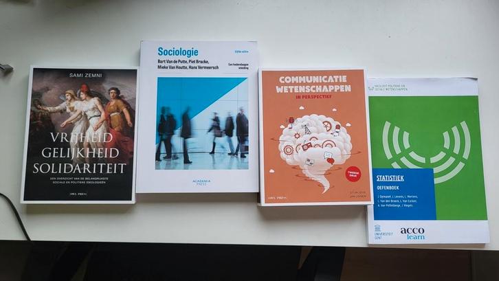 Boeken Communicatiewetenschappen (UGent), Boeken, Schoolboeken, Zo goed als nieuw, Ophalen of Verzenden