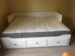 Goede matras 160x200 24cm dik ikea merk Hövag + beschermhoes, Ophalen, Gebruikt, Wit, Tweepersoons