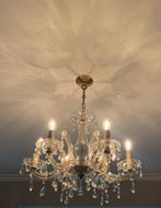 antieke luster, hanglamp glas / kristal Maria Theresia, Huis en Inrichting, Ophalen of Verzenden, Gebruikt, Glas