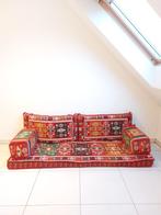 Modulaire vloerbank /oosterse zitkussens / lounge, Ophalen, Gebruikt, Tweepersoons