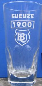 Gueuze-glas 1900 van 'Brasseries Unies', Verzamelen, Biermerken, Glas of Glazen, Gebruikt, Ophalen of Verzenden