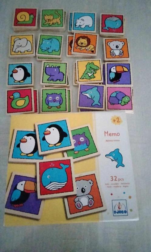 Djeco houten memospel / houten speelgoed NIEUW, Kinderen en Baby's, Speelgoed | Educatief en Creatief, Nieuw, Knutselen, Puzzelen