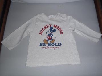 Mickey Mouse t-shirt met lange mouwen maat 68 beschikbaar voor biedingen