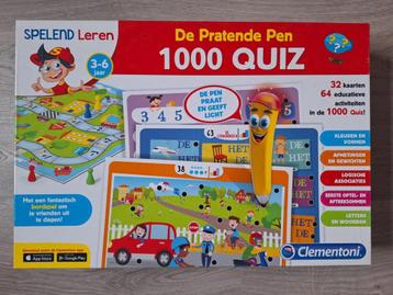 De Pratende Pen 1000 Quiz beschikbaar voor biedingen