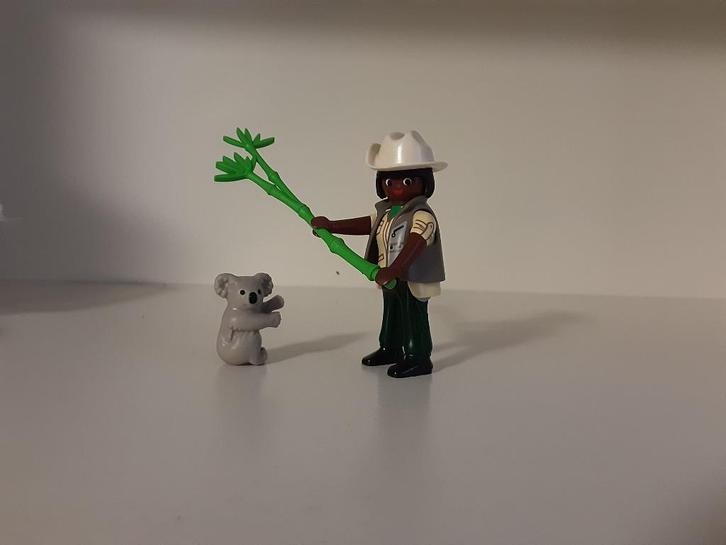PLaymobil dierenverzorger en koala - compleet, Kinderen en Baby's, Speelgoed | Playmobil, Zo goed als nieuw, Complete set, Verzenden