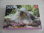 SOPHIE IN A FLOWER BED LEGPUZZEL VAN 500 STUKJES, Ophalen of Verzenden, 500 t/m 1500 stukjes, Zo goed als nieuw, Legpuzzel