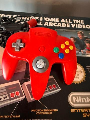 Nintendo N64 Manette Rouge en belle etat beschikbaar voor biedingen