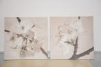 duo van bloesems op canvas, Ophalen, 50 tot 75 cm, 50 tot 75 cm, Print