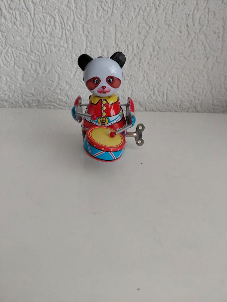 Vintage blikken panda, Verzamelen, Blikken, Ophalen of Verzenden