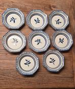 Assiettes à tapas octogonales GINE/vintage, Enlèvement ou Envoi