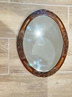 Ovale contourspiegel van gesneden hout, Ophalen, Ovaal