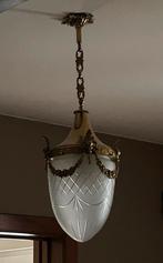 Antieke luster, Huis en Inrichting, Ophalen, Zo goed als nieuw, Glas