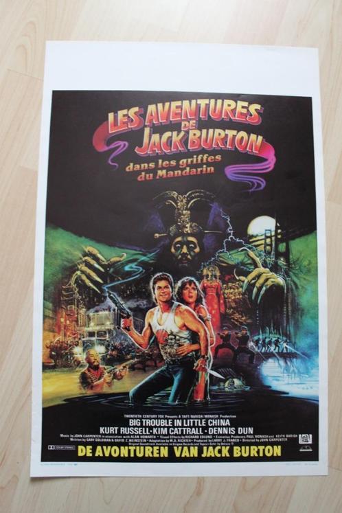 filmaffiche Big Trouble In Little China 1986 filmposter, Collections, Posters & Affiches, Comme neuf, Cinéma et TV, A1 jusqu'à A3