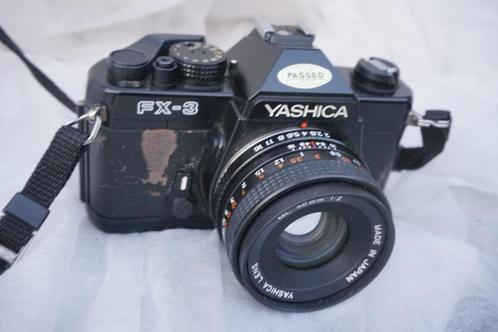 Yashica FX-3 + Yashica ML 50mm f/2, Audio, Tv en Foto, Fotocamera's Analoog, Gebruikt, Spiegelreflex, Overige Merken, Ophalen of Verzenden