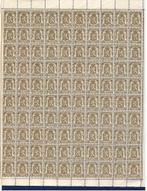 postzegels belgie  nr 420 xx in vel van 100 stuks, Orginele gom, Ophalen of Verzenden, Zonder stempel, Postfris