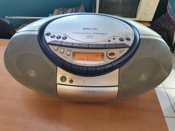 Radio-CD-cassette, Enlèvement, Utilisé, Radio, Avec lecteur de CD
