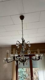 Kroonluchter met mooie glazen druppels, Ophalen, Zo goed als nieuw