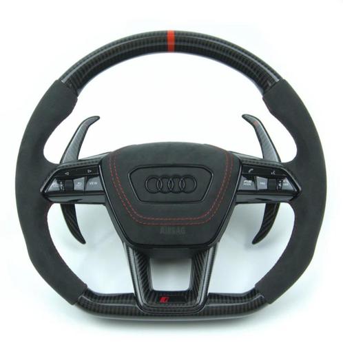 Audi stuur carbon alcantara S RS C8 A6 A7 S6 S7 RS6 RS7, Auto-onderdelen, Besturing, Audi, Nieuw, Ophalen of Verzenden